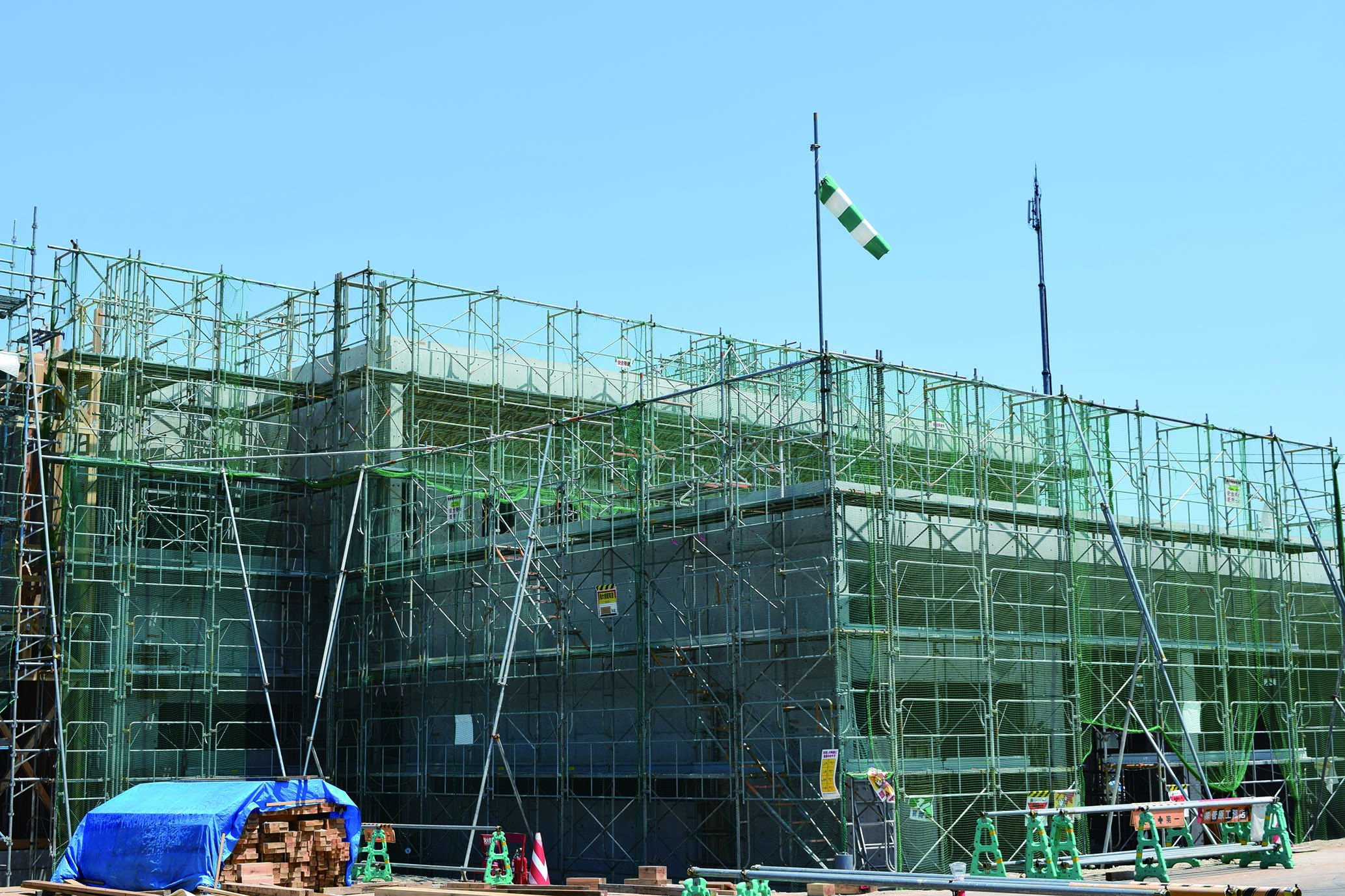 建材や部材の輸送