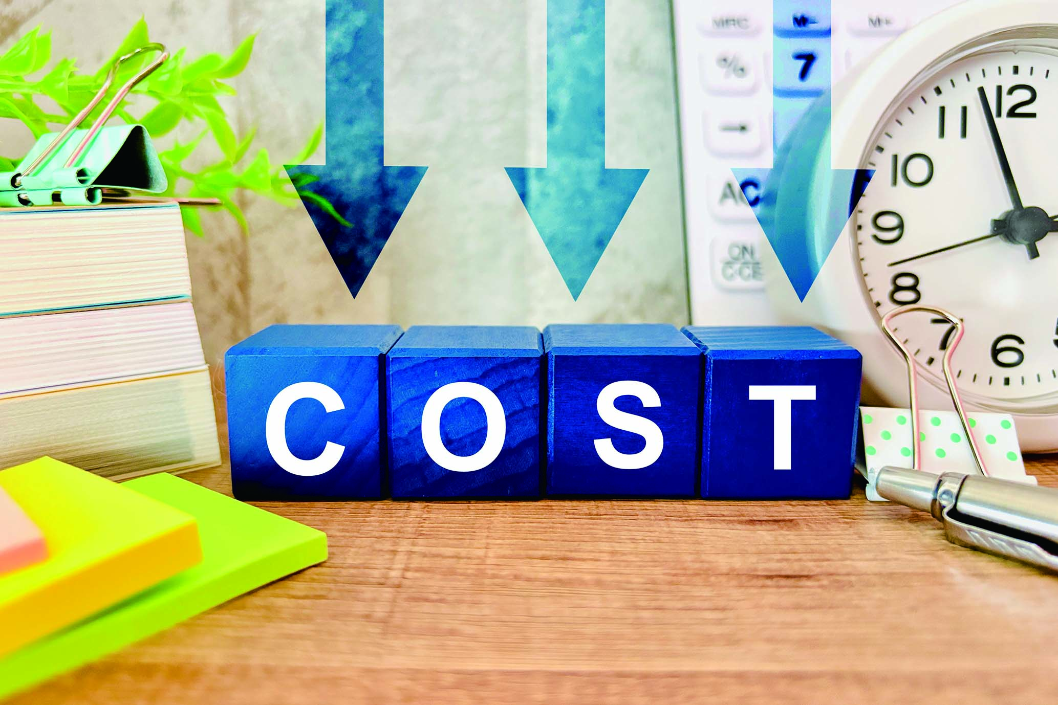 コスト削減を示すイメージ